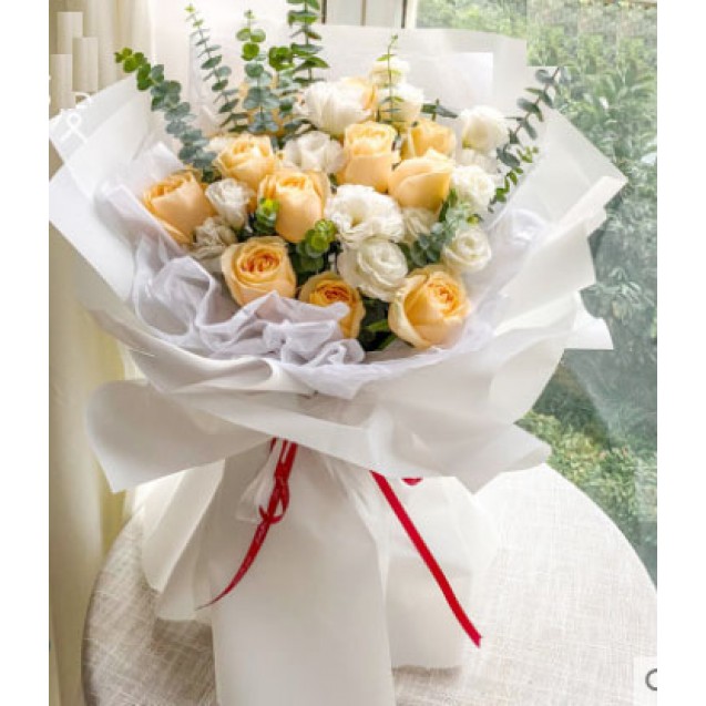 2026 Valentine's Day｜11香檳玫瑰 V902