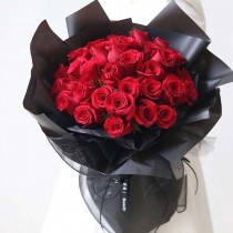 2026 Valentine's Day｜紅玫瑰黑包裝 V913