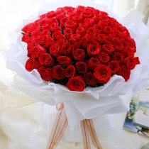 花束 99朵紅玫 韓式 B162