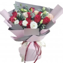 2026 Valentine's Day｜11紅玫瑰桔梗 V907