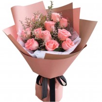 2026 Valentine's Day｜11粉玫瑰 V919