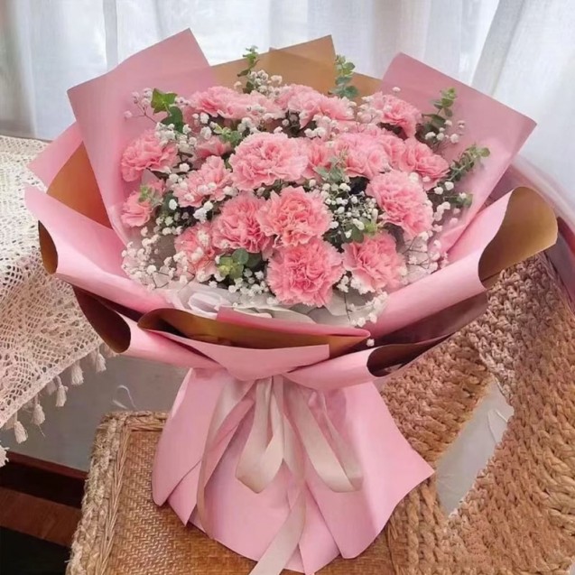 花束 粉康乃馨 B202