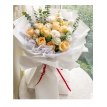 花束 11朵香檳玫瑰 B024｜10月優惠