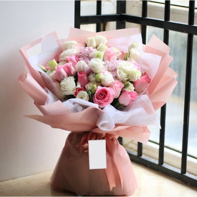 2026 Valentine's Day｜粉繡球玫瑰 V904