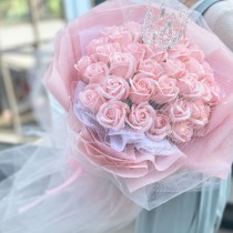 香皂花花束33朵 粉色 SF108