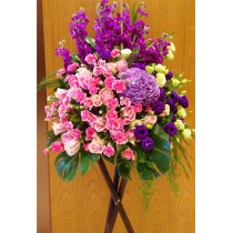開張花籃  紫色 0090